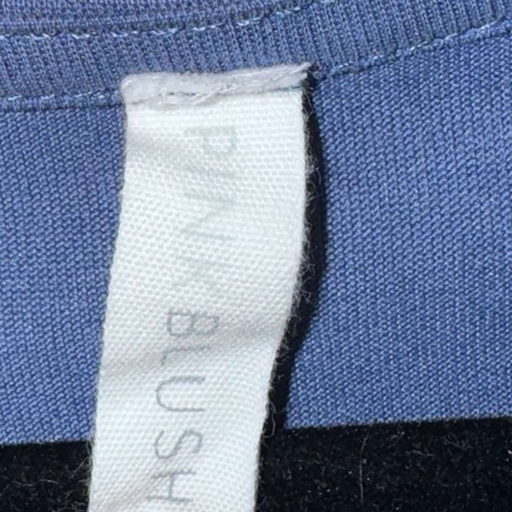 Pink Blush Blue Lace Up Maternity Nursing Top M - Picture 3 of 7